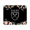 Mouse Pad, Fabric, Emory University Standard/Floral Pink