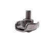 10pcs 4mm 304/A2 Stainless Steel Wire Rope Simple Grip Cable Clamp