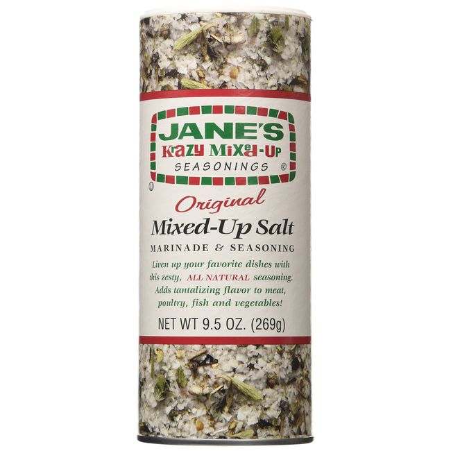 Jane's Krazy Mixed-Up Original Salt Blend, 9.5 Ounce (Pack of 2)