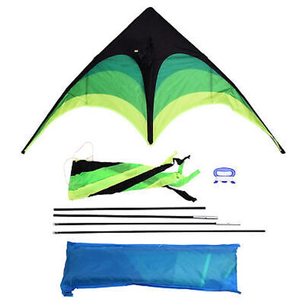 1.6m Long Prairie Triangle Kite for Kids and Adults Easy to Assemble and Fly