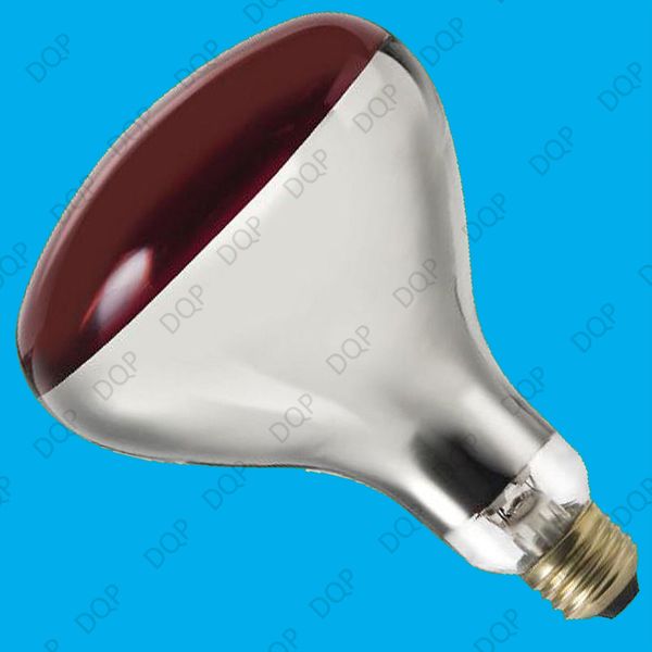 250W infrared heat lamp ruby color light Es E27 lamp healthcare animals health-