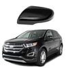 Passenger Side Black Mirror Cover Cap Housing Compatible with Ford Edge 2015-2020 without Side Assistent Hole Model, Direct Replacement