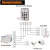 MATEE DC12V Metal Fail Safe Mode Multifunctional Mini Electric Cabinet Lock for File Cabinet & Display Case