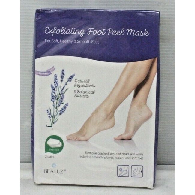 Exfoliating Foot Peel Mask: Bea Luz (Natural Ingredients) - NEW