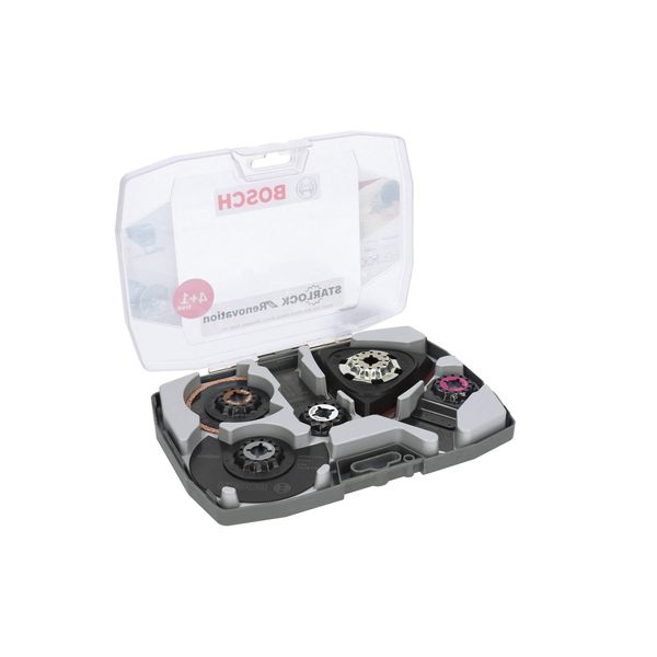 Bosch Professional 5-piece Starlock Multitool Set (wood, metal, multi material and abrasive materials, Accessories: Multi-functional tool)