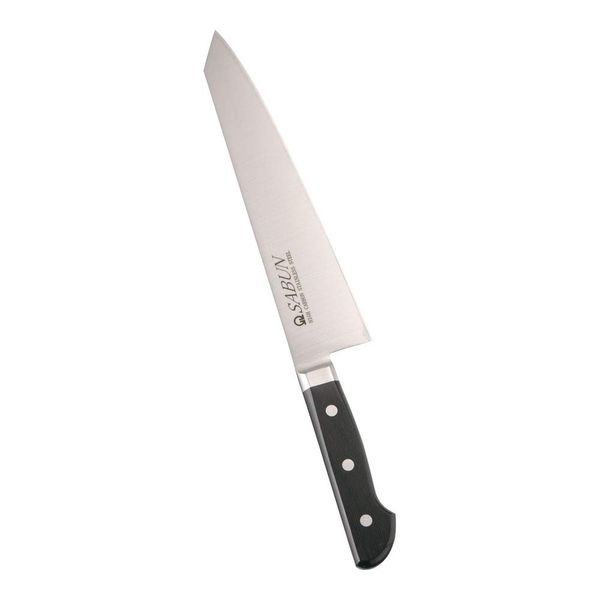 Endoshoji ASB8703 Santoku Knife, Commercial Use, Cut, 9.4 inches (24 cm), Stainless Steel