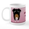CafePress Blkaussiemommug 20 oz Ceramic Coffee Mega Mug