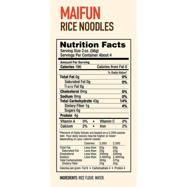 Annie Chun's Rice Noodles, Maifun, Vegan, Gluten-Free, 8-oz (Pack of 6)