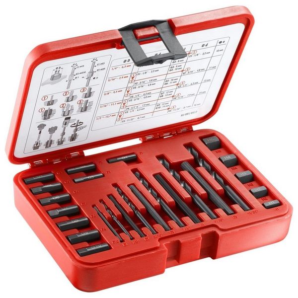 Facom 885 Stud Puller Right with Left-Hand Pitch Set, 6mm Ø-14mm Ø