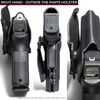 Rounded by Concealment Express OWB Paddle KYDEX Holster fits Taurus G3C | Left | Black