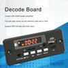 ciciglow USB MP3 Decoder Board, 12V Car Stereo Bluetooth Recording Module with 2x5W Power Amplifier Built‑in FM Radio and Memory Function(black)