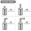 Float Valve, 1/2" 3/4" Stainless Steel Water Level Control Float Valve Automatic Water Level Controller Mini Float Valve for Water Tank Pool Pond