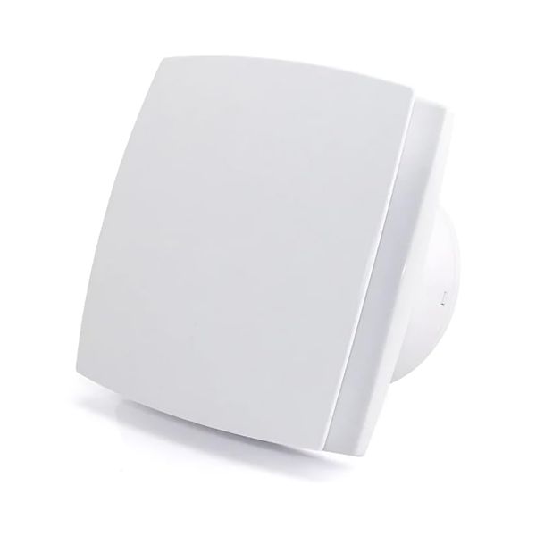 100mm Concealed Extractor Fan - White Plastic