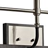 3-Light Silver Wall Sconces Candle Style Sconce Vanity Light Fixture