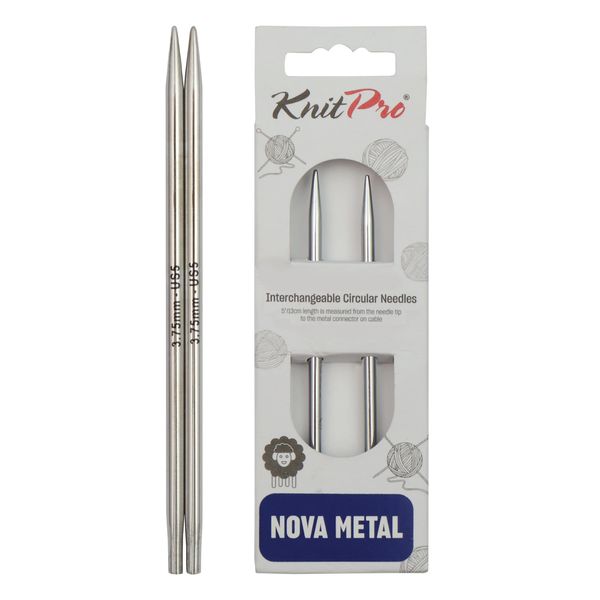 KnitPro 3.75 mm Nova Interchangeable Normal Circular Needles, Silver