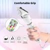 VR Handle Attachment for Meta Quest, Extension Controller Accesories, Virtual Reality Headset (White Graffiti, Quest 3/3S)