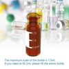 100PCS 2mL Autosampler Vials 100Pk HPLC 9-425 Amber LAB Writing Patch&Graduation