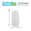 Protectoe Toe Protector Gel Toe Cap for 2nd & 3rd Toes - Pack of 10