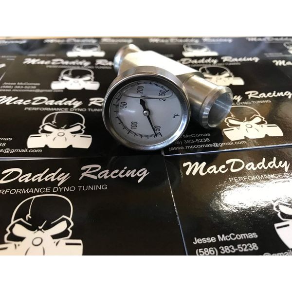 MacDaddy Racing Banshee Coolant Temp Gauge (Silver)