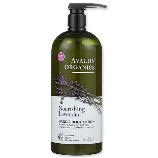 AVALON ORGANICS Nourishing Lavender Hand &amp; Body Lotion 907g (32oz) Avalon Organics