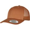 Flexfit Unisex Retro Trucker Cap, Classic Trucker Cap with Mesh Back, One Size, caramel, Unit size