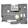 Brother TZe-221 Labelling Tape Cassette, Black on White, 9 mm (W) x 8 m (L), Laminated, Brother Genuine Supplies