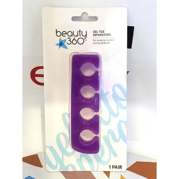 Beauty 360 Gel Toe Separators in Purple ~ FREE SHIPPING- GREAT DEAL 👍