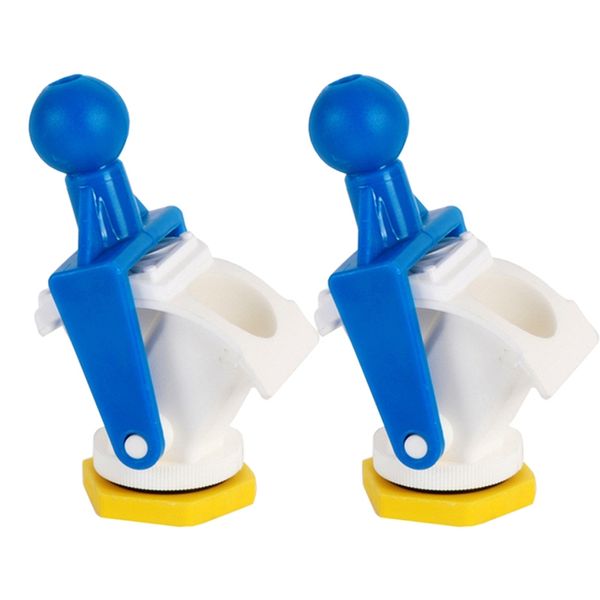 2pcs Plastic Bee Honey Tap Gate for Extractor Equipment Suitable for Beekeeping Honey Machine, M