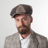 Jaxon & James Herringbone Patch Newsboy Cap - Multi-Coloured S