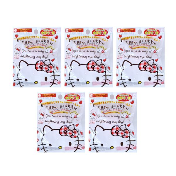 Kitty Chan Mascot (4 Types) Apple Scented Bath Balls (Bulk Purchase 5 Pieces) Sanrio Goods Premium