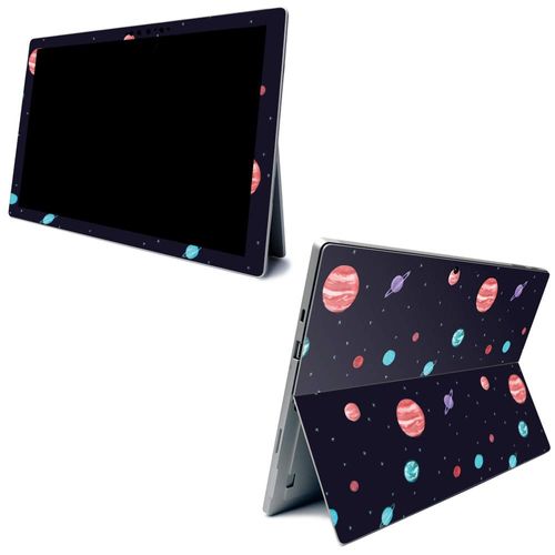 MightySkins Skin for Microsoft Surface Pro 7 - Bright Night Sky | Protective, Durable, and Unique Vinyl Decal Wrap Cover | Easy to Apply, Remove, and Change Styles | Made in The USA