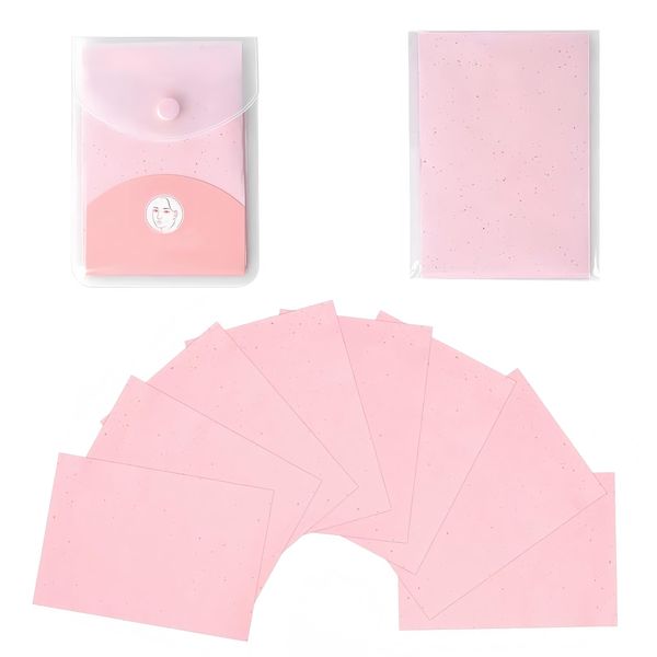 160 Pcs Blotting Paper for Oily Skin, Oil Blotting Sheets for Face, Cosmetic Oil Absorbing Sheets, Portable Blotting Paper for Oily Skin, Oil Blotting Sheets for Face for Oily Skin.