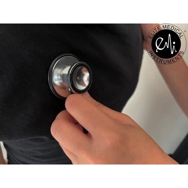 EMI Dual Head Stethoscope (Black)