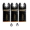 EZARC Oscillating Multitool Blade Carbide Teeth for Hard Material, 3-Pack