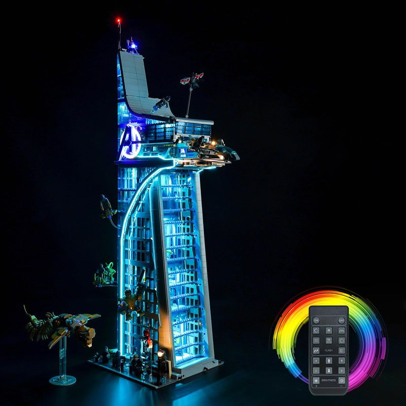 Hilighting Upgraded Led Light Kit for Lego Avengers Tower Battle ...