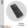 OL 4 Plates Plastic Black with 2 Mounting Pins