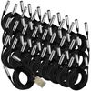 20FT XLR Mic Wires (24x BUNDLE) | Studio Stage Mixer Gear Connector Patch Cables