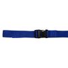 Benristraps 25mm Webbing Strap with Quick-Release Buckle (ocean blue, 1 metre)