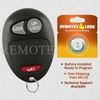 For 2004 - 2011 GM Keyless Entry Remote 3B - 10335583 L2C0007T