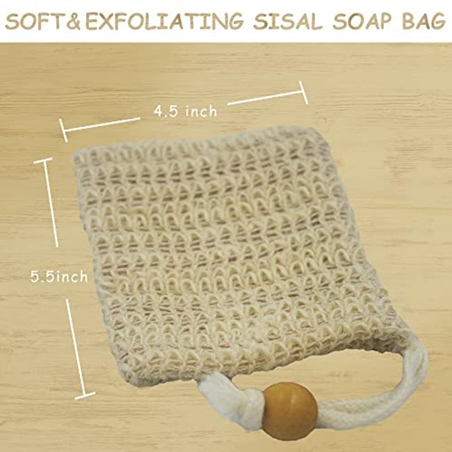 100% Natural Exfoliating Loofah Back Sponge Scrubber with Long Wooden  Handle Stick Holder Body Shower Bath Spa Pack of 2 Luffa Loofa 2 Count  (Pack of 1)