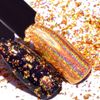 Minejin Nail Art Chameleon Sequin Laser Glitter Holographic Flake Pylet Galaxy Mirror Powder 3 Boxes 3 Count (Pack of 1)
