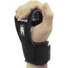 Meister Elite Leather Weight Lifting Grips w/Gel Padding (Pair) - Black, Small/Medium