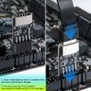 HALOULENI Motherboard USB Front Panel Header Extender - USB 3.1/3.2 Type-C to 9-Pin Internal Header