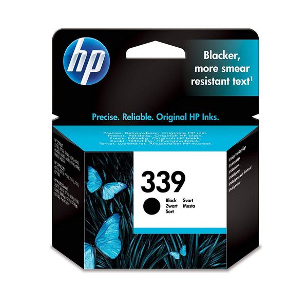 HP C8767EE 339 Original Ink Cartridge, Black, Single Pack