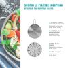 INOXPRAN Induction Plate, Stainless Steel, Grey, 21 x 21 x 0.5 cm