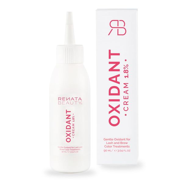 Renata Beauty Creme-Entwickler 1,8% - Brauen-Farbentwickler 90ml - Oxidationsmittel für das Färben von Augenbrauen - Oxidationscreme zum einfachen und raschen Anmischen von Farbe