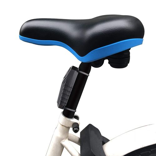 Mengshen Wireless Motorcycle Bicycle Alarm, Security Anti-Theft Alarm with Remote Control, IP55 Waterproof, 113 dB Super Loud (Black)