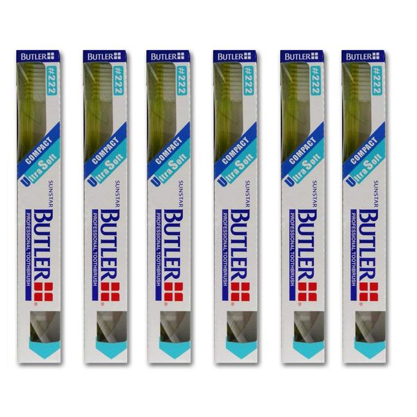 Butler Toothbrushes 6 Count #222 (Color Choice)
