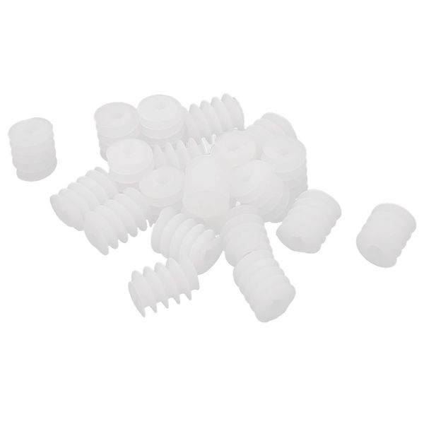 uxcell Plastic Worm Gear Plastic DIY Model RC Helicopter Pack of 20