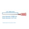 Ciringe 20 ml Syringe with 18G Pink Mixing Kit - 2 Sets